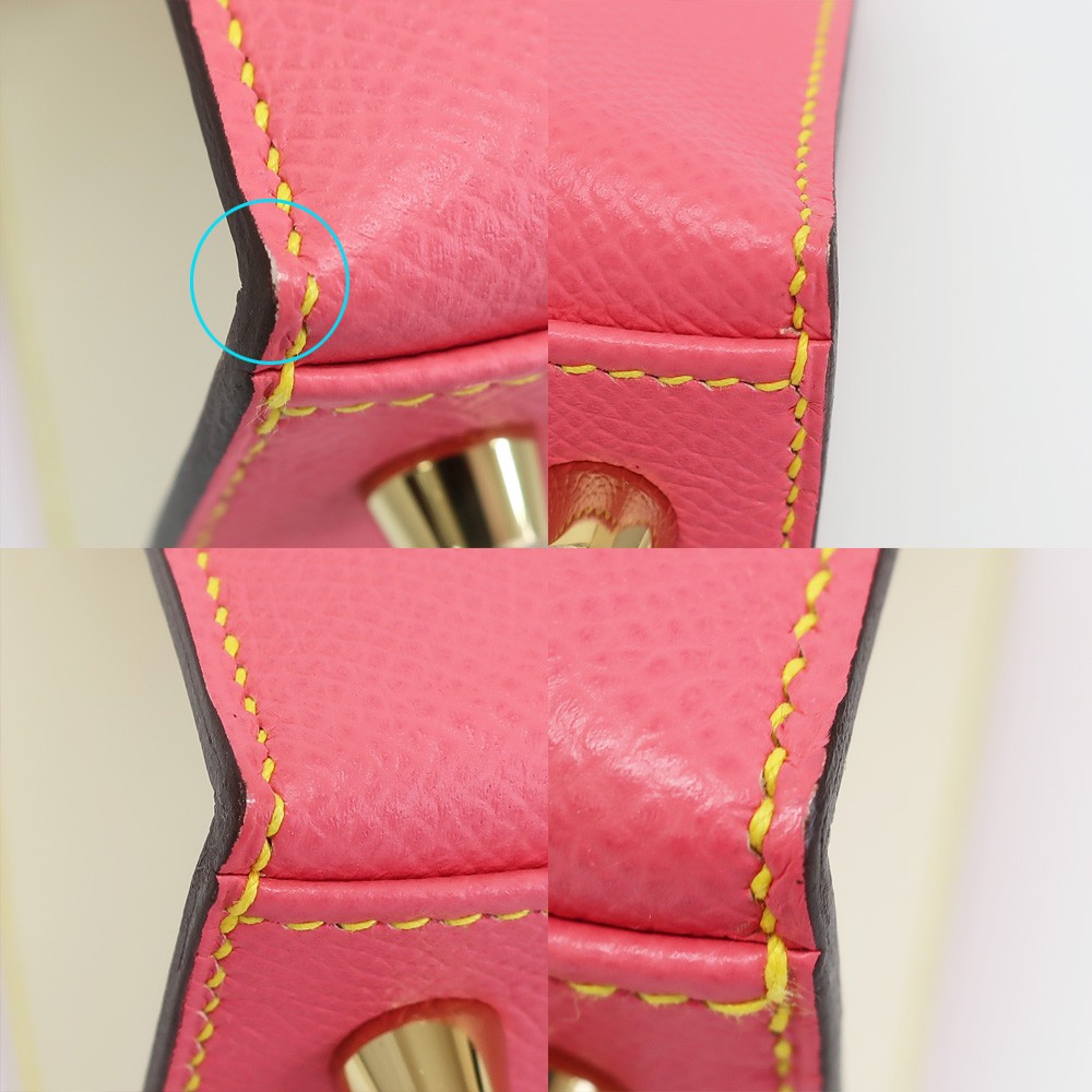 Hermes Kelly 25 Handbag Rose Azalee Clemence Gold Hardware D Stamp image 5