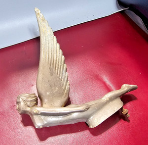 ANCIEN MODÈLE FORD A Caille Volante Radiateur Ornement Capot Original - Foto 7