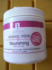 Master Massage Spamaster Unscented Essential Massage Cream 16 Oz  X2