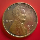 1915-S Lincoln Wheat Cent Penny CHOICE VF Sold As Pictured 573