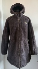 LL Bean Mountain Pile Fleece Coat Chocolate Brown Size Medium
