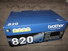 Brother TN-820 Black Toner Cartridge ORIGINAL Genuine TN820