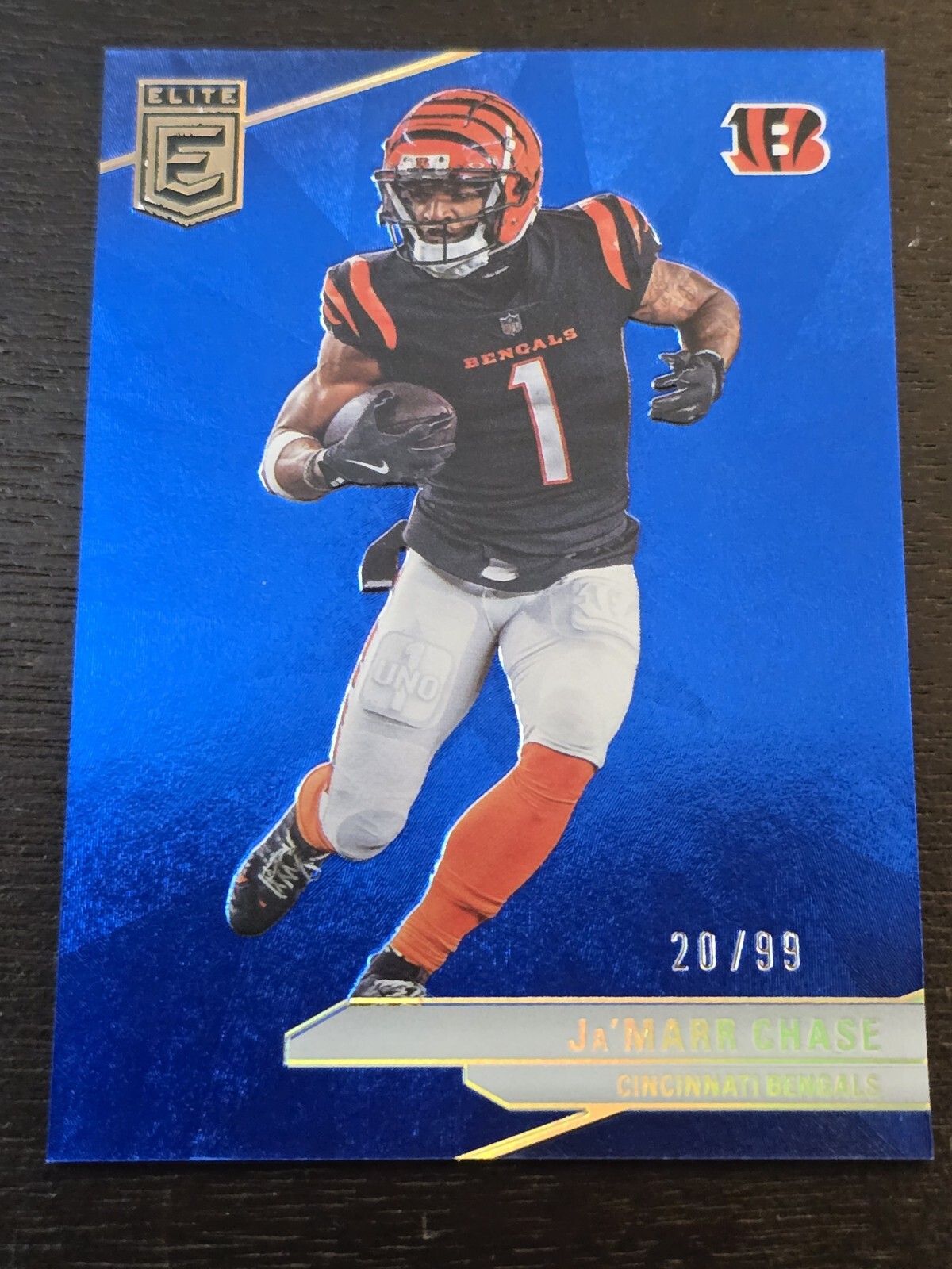2024 Panini Donruss Elite Ja'Marr Chase Blue /99- Cincinnati Bengals