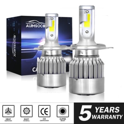 For Toyota Yaris 2004-2022 LED Headlight High Low Beam Bulbs Super Bright White
