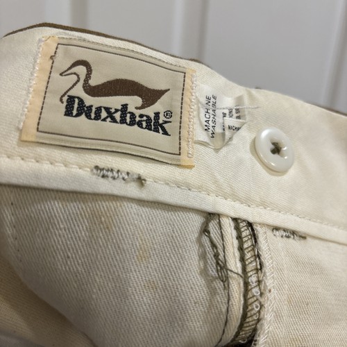 Vintage Duxbak Canvas Hunting Pants Size 30 - 31 New With Tags - Picture 10 of 10