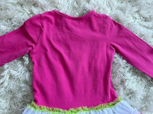 Emily Rose Girls, Pink Candy Cane Tulle Dress/Pant Set, 5, Good Condition - Picture 10 of 20