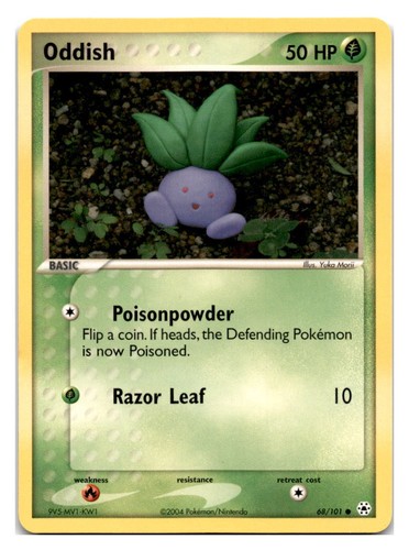 Neo Genesis 68 Oddish 1st Edition PSA 9 | eBay