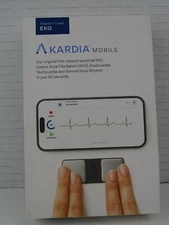 AliveCor KardiaMobile Personal EKG ECG 1-Lead Monitor Black Used AC-009-UA-C