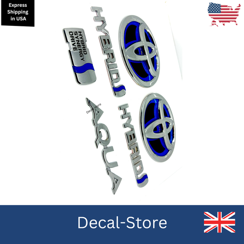 Set completo emblema Toyota AQUA Hybrid - Foto 2 di 6