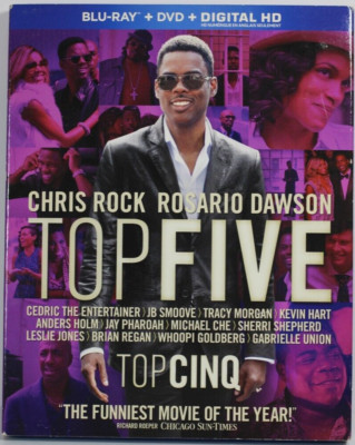 Top Five (Blu-ray, 2014) Bilingual Slipcover