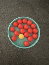 Hungry Hungry Hippos  - 18 X Red/Yellow Balls Replacement  Spare  Hasbro