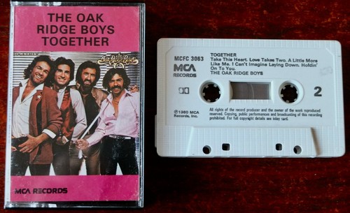 THE OAK RIDGE BOYS TOGETHER CASSETTE ALBUM MCA (1980) UK TESTED COUNTRY