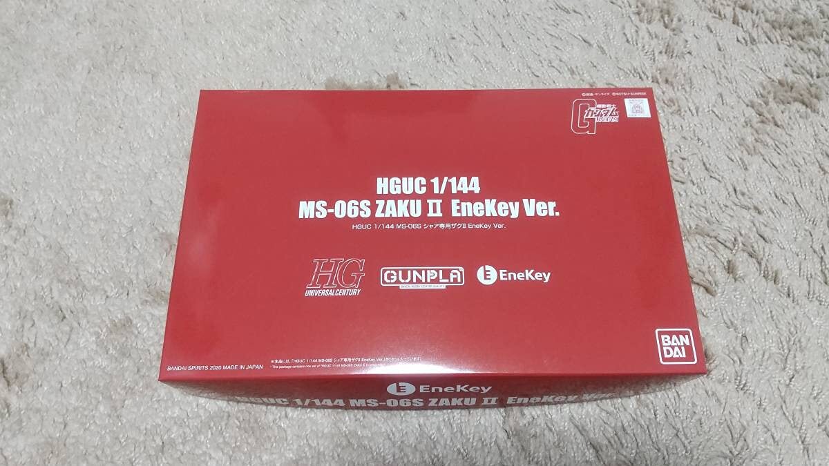 Gundam HGUC 1144 MS-06S ZAKU Ⅱ Enekey Ver. Char's Zaku Ⅱ Enekey