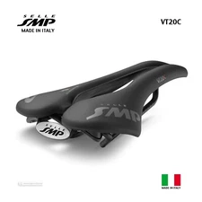 NEW 2025 Selle SMP VT20C Saddle : VELVET TOUCH BLACK - MADE IN iTALY! 