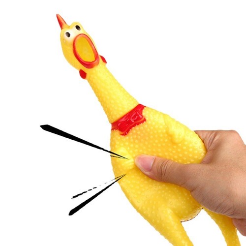 Juguete para masticar regalo de goma gritando chillón chillón mascota perro mascota mordedura - Imagen 3 de 5