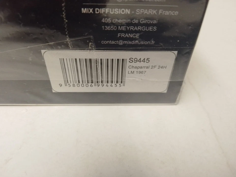 Spark Chaparral 2F #8 Jennings - Johnson 24H Le Mans 1967 1/43 S9445 Foto 3 de 3