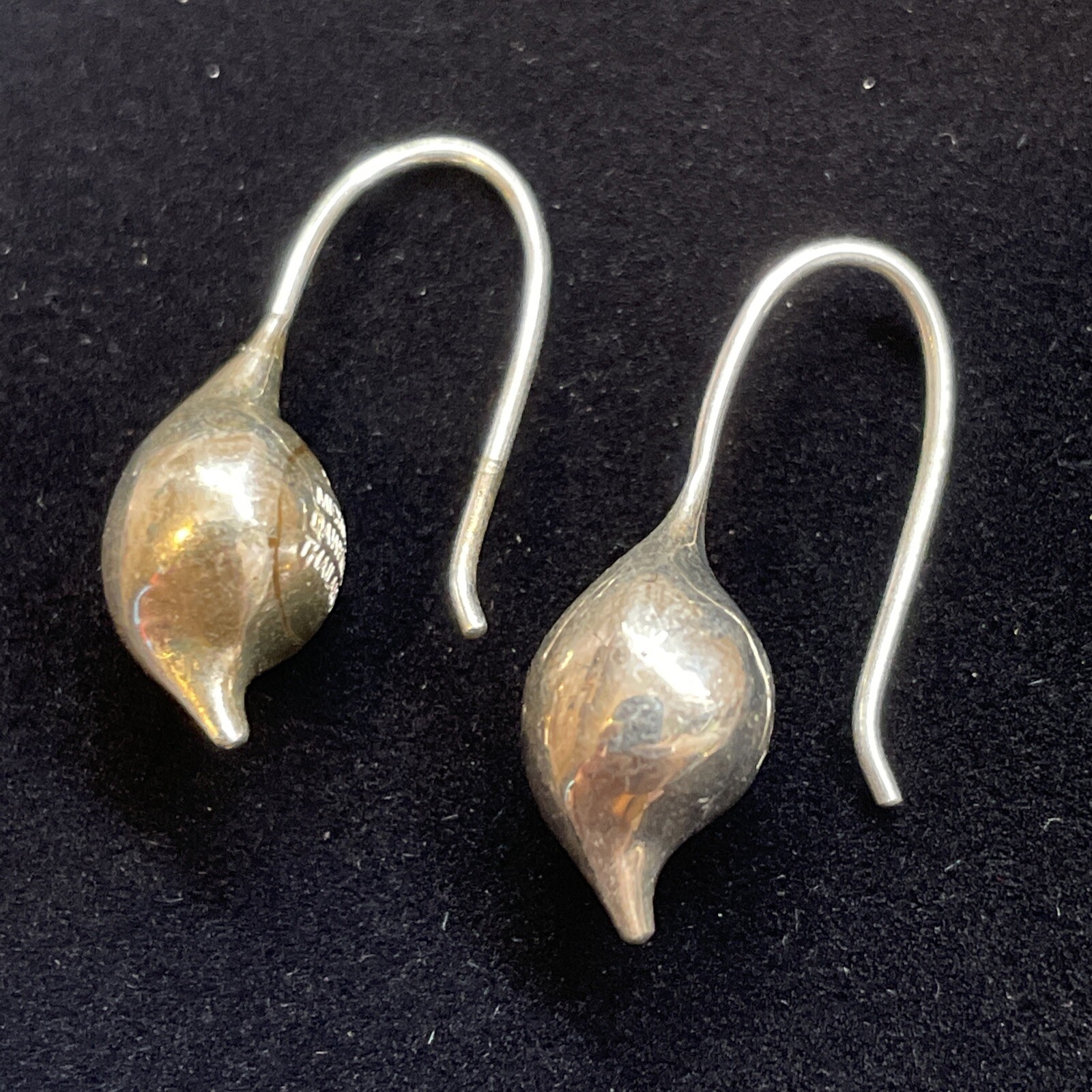 Michael Dawkins Solid 925 Sterling Silver Tear Dr… - image 2