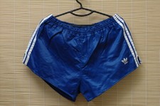 ADIDAS VINTAGE 1980'S SHORTS JERSEY BLUE