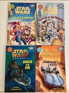 Star Wars Episode 1 Jedi Readers Step 1 2 3 & 4 Collectible Stickers 4