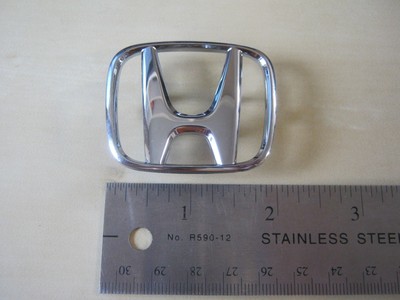 Genuine Honda Oem Chrome Emblem Logo Air Bag Steering Wheel Please Read Ebay