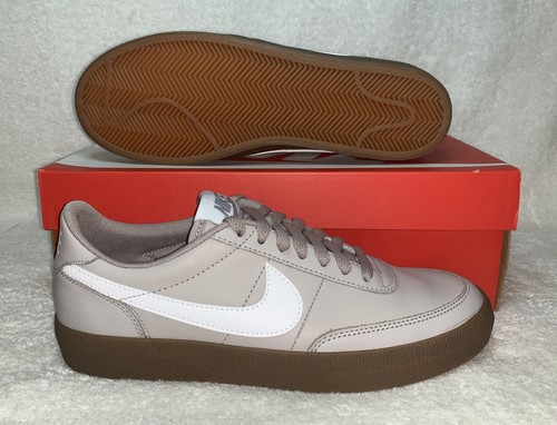 NIKE KILLSHOT 2 LEATHER SNEAKERS MEN'S SZ 8 COLLEGE GREY GUM HM9431 001 NIB NWD - Picture 2 of 13