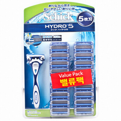 Schick Hydro 5 Razor 17 Refill Blades Shipped With Tracking From Korea 4903601609688 Ebay
