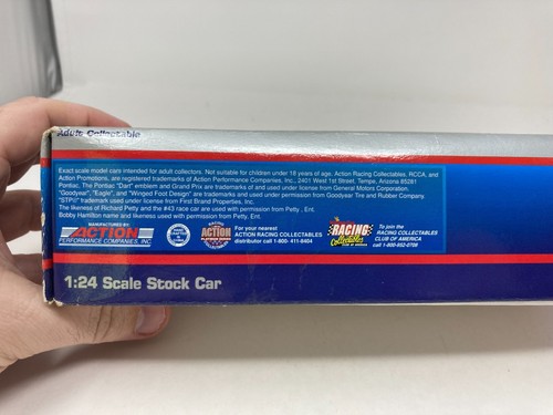 BOBBY HAMILTON 1996 ACTION #43 STP 25TH ANNIVERSARY PONTIAC XRARE!! 1972 BLUE - Picture 11 of 14