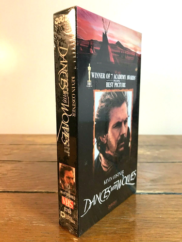 DANCES WITH WOLVES (1990) VHS Kevin Costner - Adventure Drama Western - NEW - Picture 2 of 4