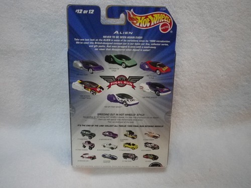 1999 Hot Wheels Final Run Orange Alien - 第 4/4 張圖片