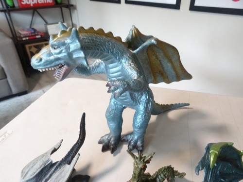 LOT OF 6 - VINTAGE 12” Dragon Toy Figure Softshell Toy Major Trading Company Z#5 - Picture 7 of 7