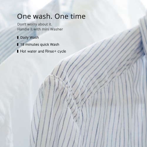 The ‘mini’ Wall-Mounted Caravan Washing Machine 2.5KG - Picture 18 of 21