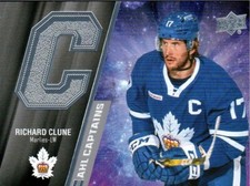 Richard Clune 2021-22 Upper Deck AHL Captains Toronto Marlies