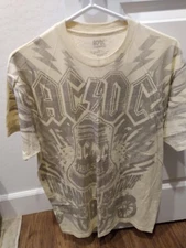 AC/DC Rockware The Cannon And Bell Tour 1982 T-Shirt size Large