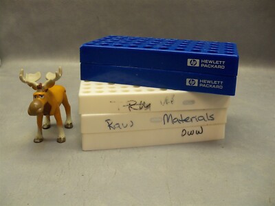 Vial Rack Hewlett Packard blue 5x10 White 8x12 Lot of 5