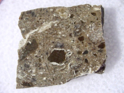 1.33 grams 14mm Oued El Hamim 001 Lunar fragment Meteorite (frag. breccia) + COA