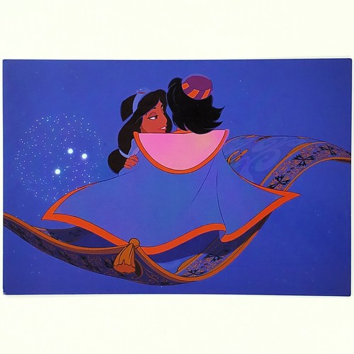 Aladdin Postcard Jasmine Disney Princess Collection Magic Carpet 4x6 Clearance - Picture 1 of 2
