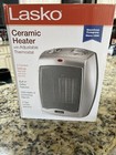 Lasko 1500W Small Ceramic Space Heater, Thermostat, 100 sq ft