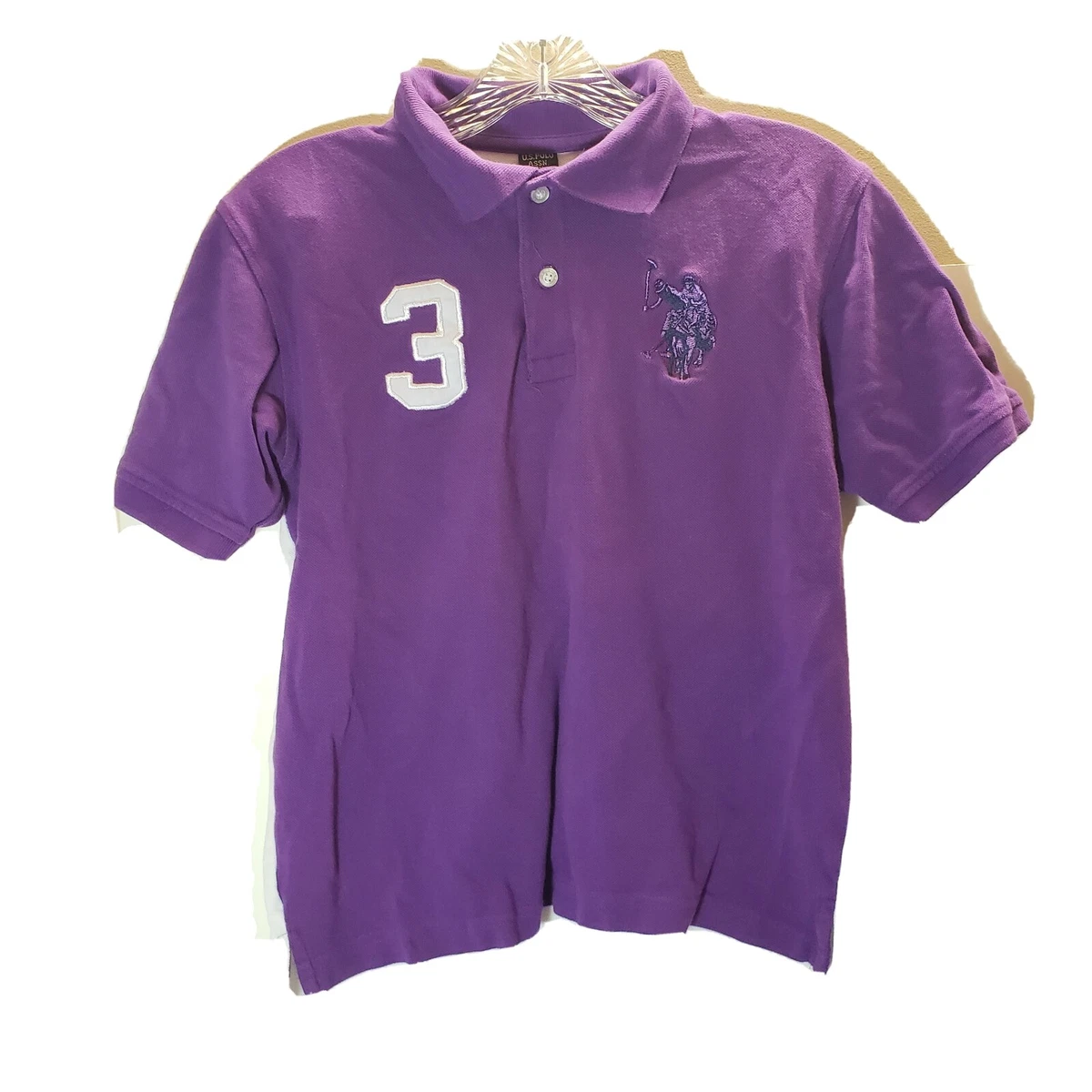 Vintage U.S.POLO ASSN. 1890 Embroidered Polo Shirt Kids Size 10 12