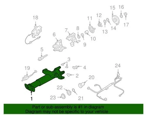 Chaqueta de columna de dirección genuina GM 2006-2016 Chevrolet Buick LaCrosse LS 19149516 Foto 2 de 2