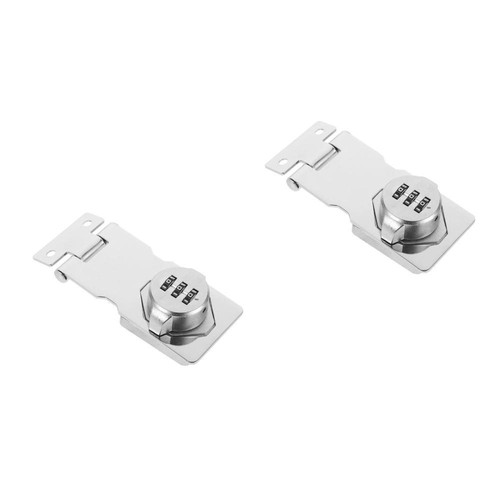 2 Sets Hochsicherheits-Zahlenschloss für Kühlschrank und Schublade, - Bild 7 von 12