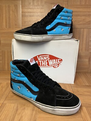 RARE🔥 VANS x SUPREME FLY BLACK TEAL Sk8-Hi PRO Sz 13 Men's 2011