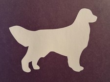 GOLDEN RETRIEVER DOG VINYL STICKER DECAL