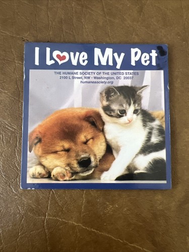 Refrigerator Magnet - I Love My Pet - The Humane Society of the United States - Picture 6 of 7