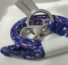 Vera Bradley's BREAKAWAY LANYARD in REGAL ROSETTE, Ring and Lobster Clasp, NWT