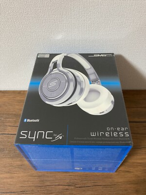 SMS Audio SYNC by 50 Cent on-ear wireless headphones Silver Bluetooth