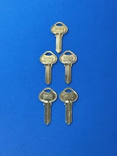 Vintage Keys RUSSWIN Key Blanks Uncut Lot Of 5