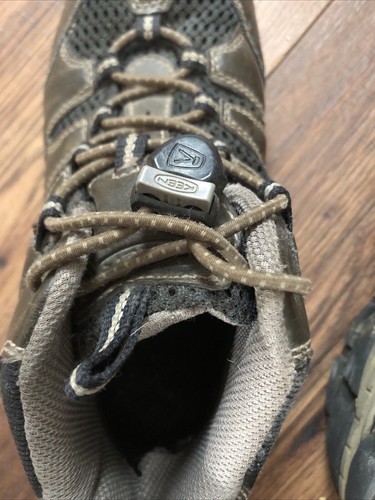 KEEN Big Kid Größe 1 Targhee braun Leder wasserdicht Wanderschuhe Schuhe - Bild 6 von 7