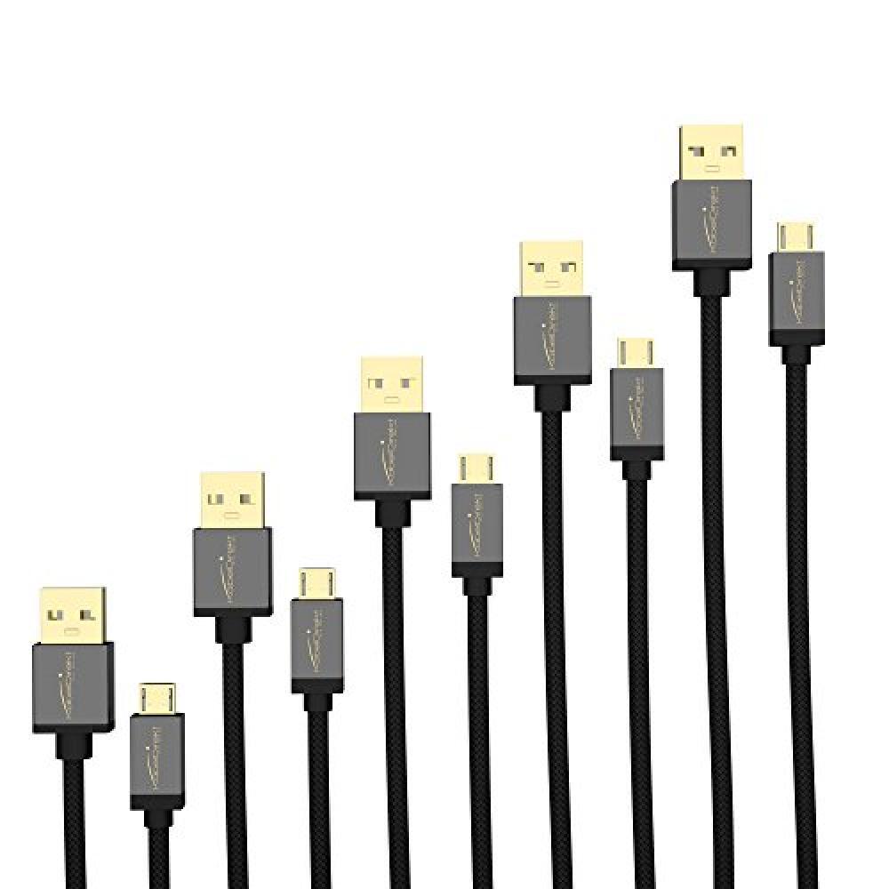 (TG. 1m) KabelDirekt 5 x 1m Cavo Micro USB, (USB 2.0, connettore USB A a connett