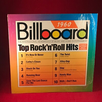 VARIOUS Billboard  Top Rock 'N' Roll Hits 1960 USA vinyl LP EXCELLENT CONDITION
