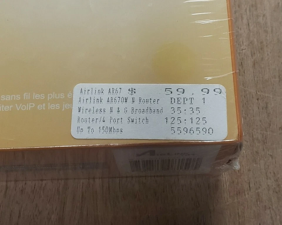 Airlink AR670W 300 Mbps 4 Puertos 10/100 Inalámbrico N Router Firewall Protección WiFi Foto 4 de 4